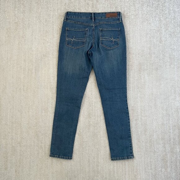Levi’s Denizen Modern Skinny Blue Jeans 4 Short - Picture 4 of 11
